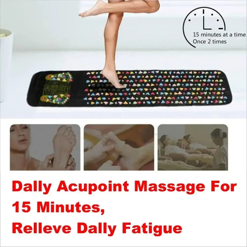 BlissPath Acupressure Foot Massage Mat- Relieve Pain and Tension in Minutes