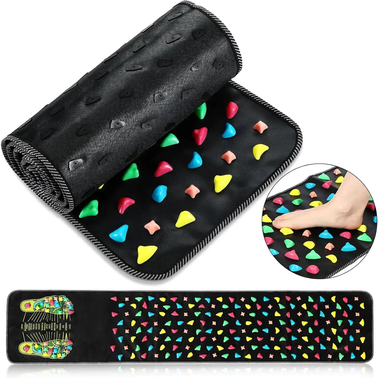 BlissPath Acupressure Foot Massage Mat- Relieve Pain and Tension in Minutes