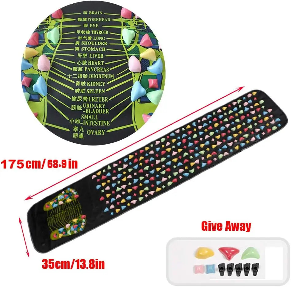 BlissPath Acupressure Foot Massage Mat- Relieve Pain and Tension in Minutes